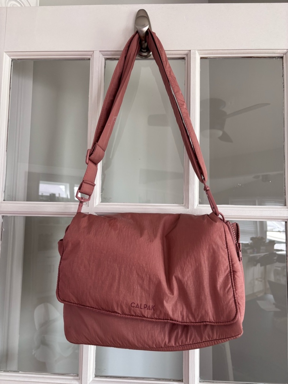 Calpak Dusty Rose Padded Crossbody/Stroller Bag